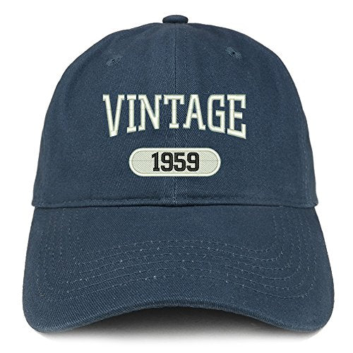 Trendy Apparel Shop Vintage 1959 Embroidered Relaxed Fitting Cotton Cap