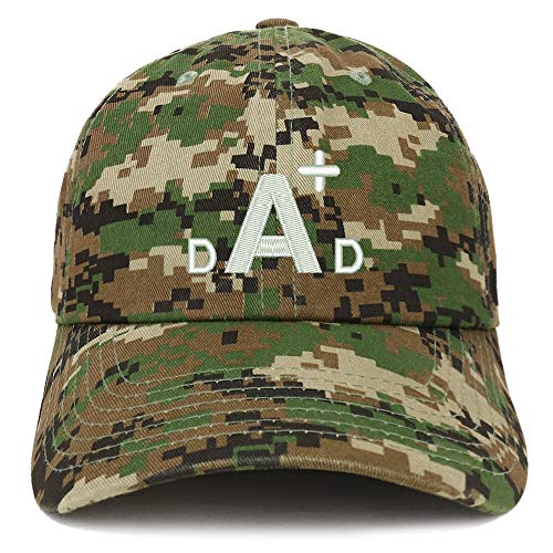 Trendy Apparel Shop A Plus Dad Embroidered Brushed Cotton Cap