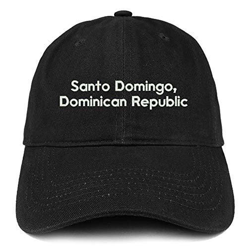 Trendy Apparel Shop Santo Domingo Embroidered Cotton Unstructured Dad Hat