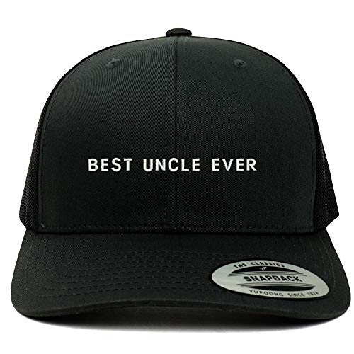 Trendy Apparel Shop Flexfit Best Uncle Ever Retro Trucker Mesh Cap