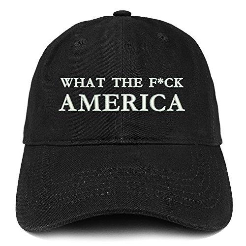 Trendy Apparel Shop FCK America Embroidered Low Profile Brushed Cotton Cap