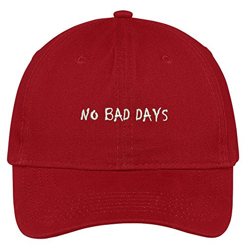 Trendy Apparel Shop Bad Days Embroidered Brushed Cotton Adjustable Cap