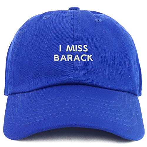 Trendy Apparel Shop Youth I Miss Barack Adjustable Soft Crown Baseball Cap