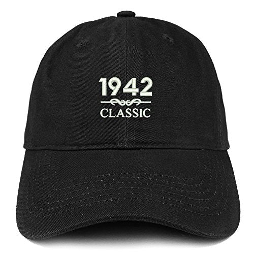 Trendy Apparel Shop Classic 1942 Embroidered Retro Soft Cotton Baseball Cap