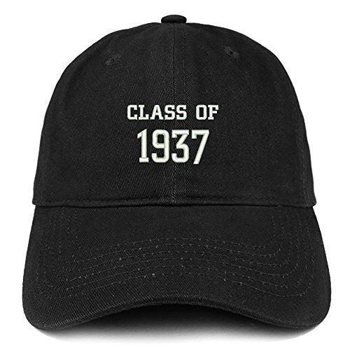 Trendy Apparel Shop Class of 1937 Embroidered Reunion Brushed Cotton Baseball Cap