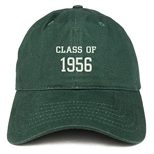 Trendy Apparel Shop Class of 1956 Embroidered Reunion Brushed Cotton Baseball Cap