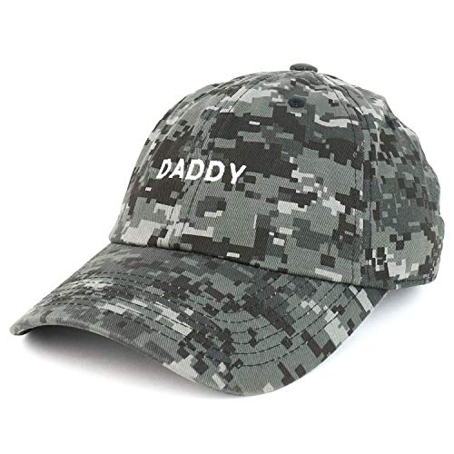 Trendy Apparel Shop Daddy Embroidered Low Profile Cotton Cap Dad Hat