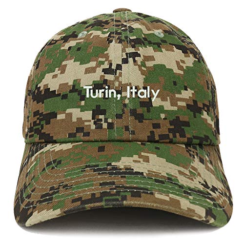 Trendy Apparel Shop Turin Italy Embroidered Cotton Unstructured Dad Hat