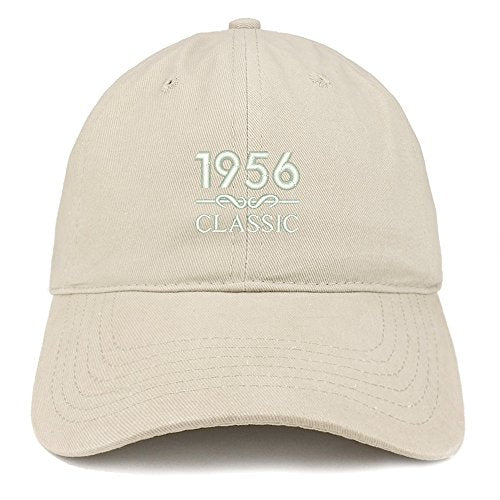 Trendy Apparel Shop Classic 1956 Embroidered Retro Soft Cotton Baseball Cap