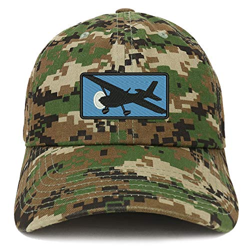 Trendy Apparel Shop Cessna Airplane Embroidered Unstructured Cotton Dad Hat