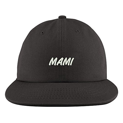 Trendy Apparel Shop Mami Embroidered Unstructured Flatbill Adjustable Cap