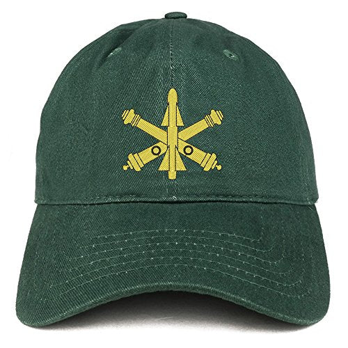 Trendy Apparel Shop Air Defense Logo Embroidered Low Profile Brushed Cotton Cap