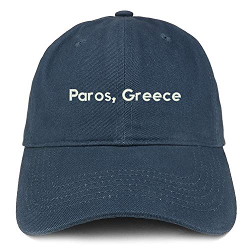 Trendy Apparel Shop Paros Greece Embroidered Cotton Unstructured Dad Hat