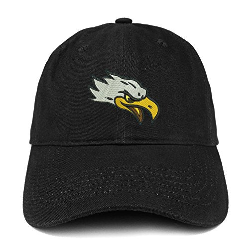 Trendy Apparel Shop Eagle Head Embroidered Low Profile Soft Cotton Baseball Cap