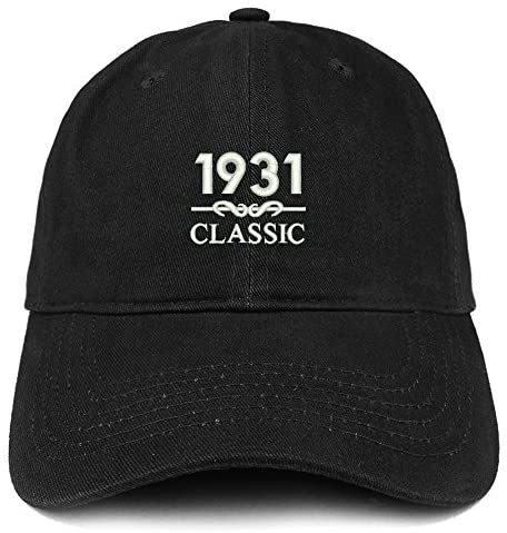 Trendy Apparel Shop Classic 1931 Embroidered Retro Soft Cotton Baseball Cap