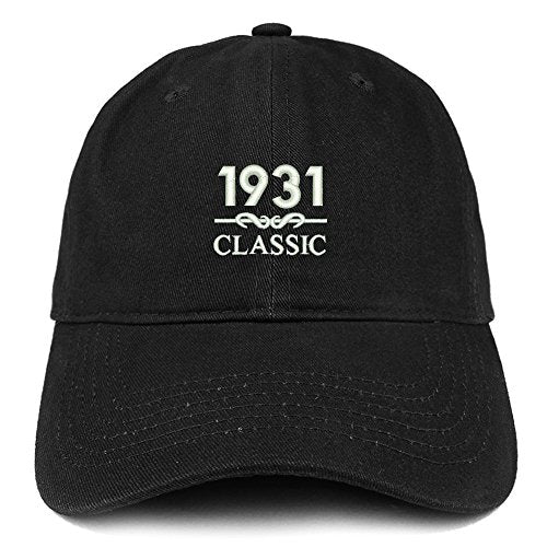 Trendy Apparel Shop Classic 1931 Embroidered Retro Soft Cotton Baseball Cap