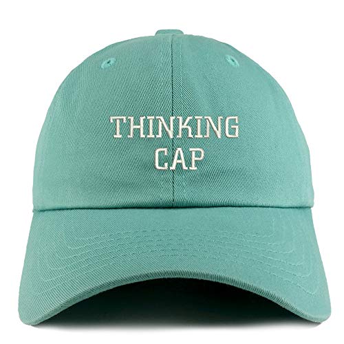 Trendy Apparel Shop Thinking Cap Solid Adjustable Unstructured Dad Hat