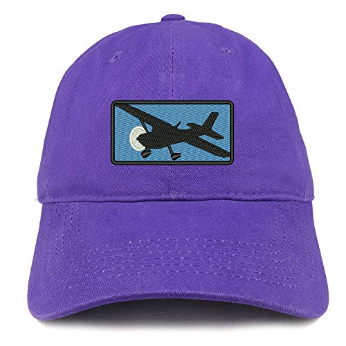 Trendy Apparel Shop Cessna Airplane Embroidered Unstructured Cotton Dad Hat