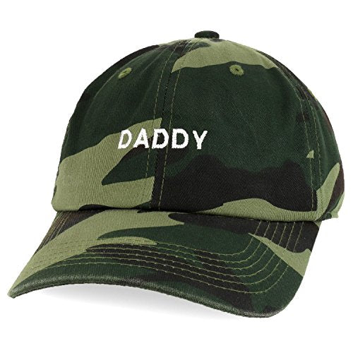 Trendy Apparel Shop Daddy Embroidered Low Profile Cotton Cap Dad Hat