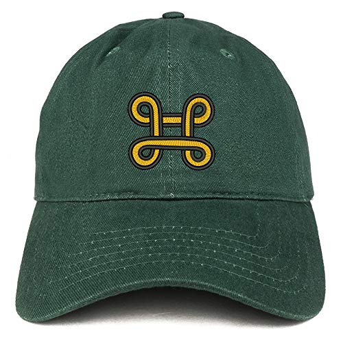 Trendy Apparel Shop Adinkra Peace Making Soft Crown 100% Brushed Cotton Cap