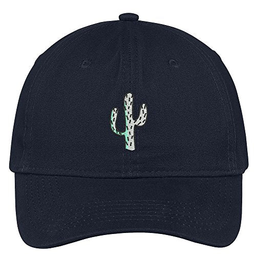 Trendy Apparel Shop Desert Cactus Embroidered Soft Brushed Cotton Low Profile Cap