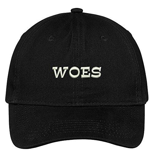 Trendy Apparel Shop Woes Embroidered Low Profile Brushed Cotton Cap Dad Hat