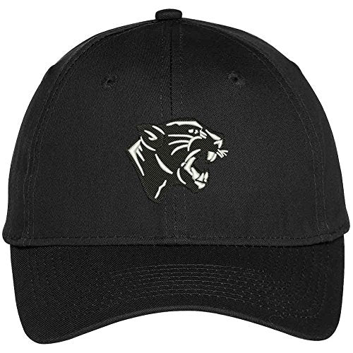 Trendy Apparel Shop Black Panther Embroidered Baseball Cap