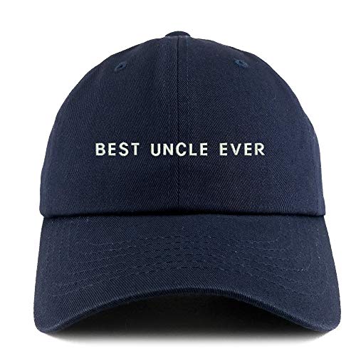 Trendy Apparel Shop Best Uncle Ever Solid Adjustable Unstructured Dad Hat