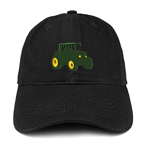 Trendy Apparel Shop Tractor Embroidered Low Profile Soft Cotton Baseball Cap