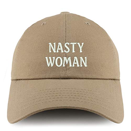 Trendy Apparel Shop Nasty Woman Solid Adjustable Unstructured Dad Hat