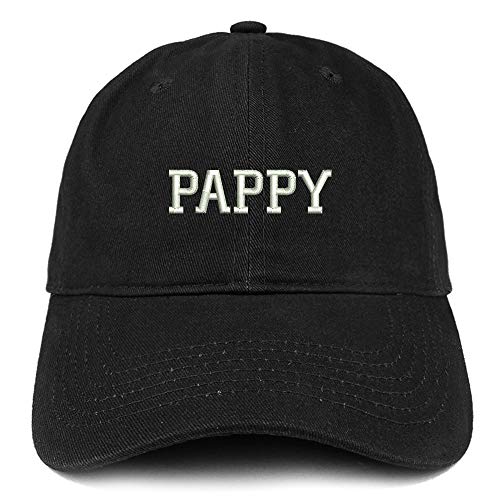 Trendy Apparel Shop Pappy Embroidered Soft Crown 100% Brushed Cotton Cap