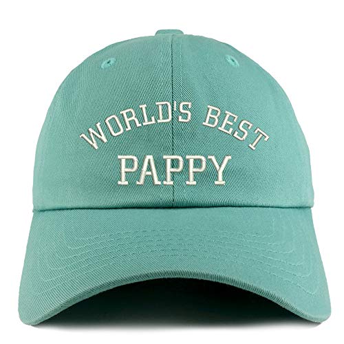 Trendy Apparel Shop World's Best Pappy Solid Adjustable Unstructured Dad Hat