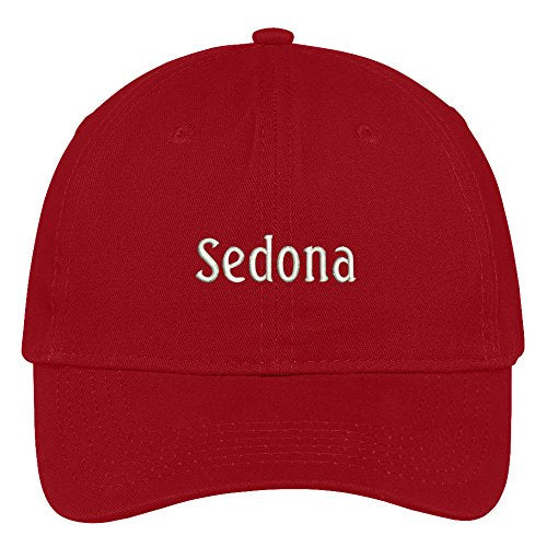 Trendy Apparel Shop Sedona City Embroidered Low Profile 100% Cotton Adjustable Cap