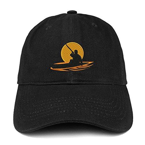 Trendy Apparel Shop Kayaking Quality Embroidered Low Profile Brushed Cotton Dad Hat Cap