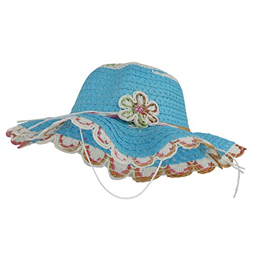 Trendy Apparel Shop Kids Girl's Tea Party and Straw Sun Hat