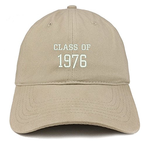 Trendy Apparel Shop Class of 1976 Embroidered Reunion Brushed Cotton Baseball Cap