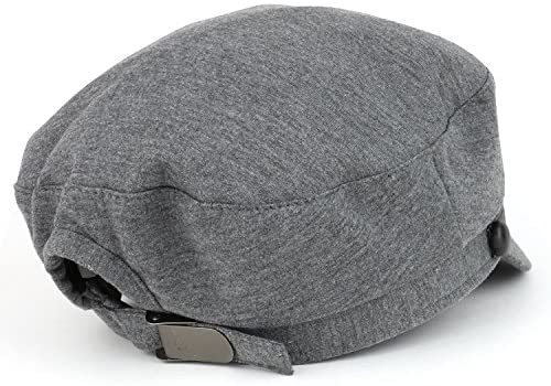 Trendy Apparel Shop Women's Greek Sailor Baker Boy Style Cabbie Hat - Grey