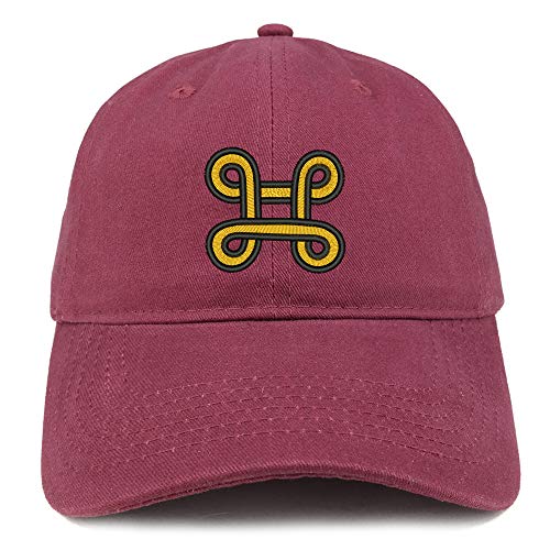 Trendy Apparel Shop Adinkra Peace Making Soft Crown 100% Brushed Cotton Cap