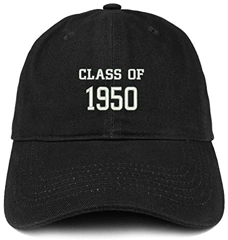 Trendy Apparel Shop Class of 1950 Embroidered Reunion Brushed Cotton Baseball Cap