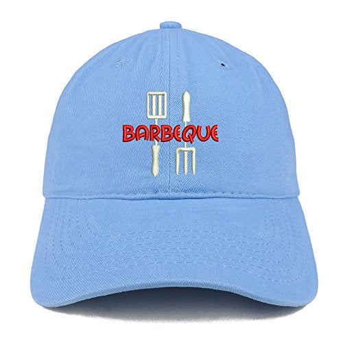 Trendy Apparel Shop Barbeque Embroidered Low Profile Soft Cotton Baseball Cap