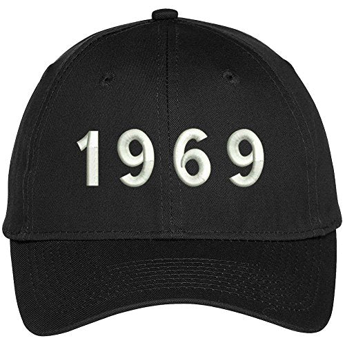 Trendy Apparel Shop 1969 Birth Year Embroidered Baseball Cap