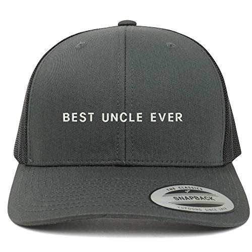 Trendy Apparel Shop Flexfit Best Uncle Ever Retro Trucker Mesh Cap