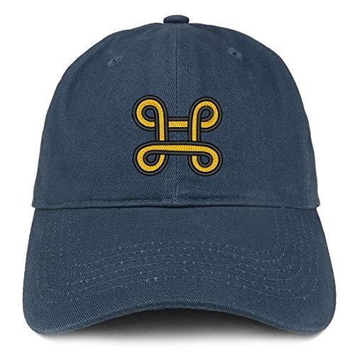 Trendy Apparel Shop Adinkra Peace Making Soft Crown 100% Brushed Cotton Cap