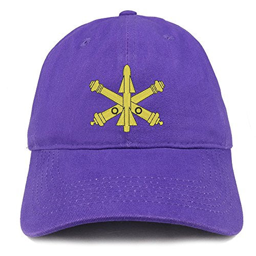 Trendy Apparel Shop Air Defense Logo Embroidered Low Profile Brushed Cotton Cap