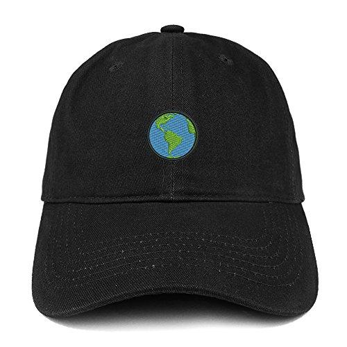 Trendy Apparel Shop Small Earth Quality Embroidered Low Profile Brushed Cotton Dad Hat Cap