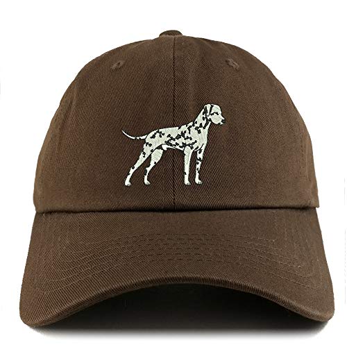 Trendy Apparel Shop Dalmatian Dog Embroidered Low Profile Soft Cotton Dad Hat Cap