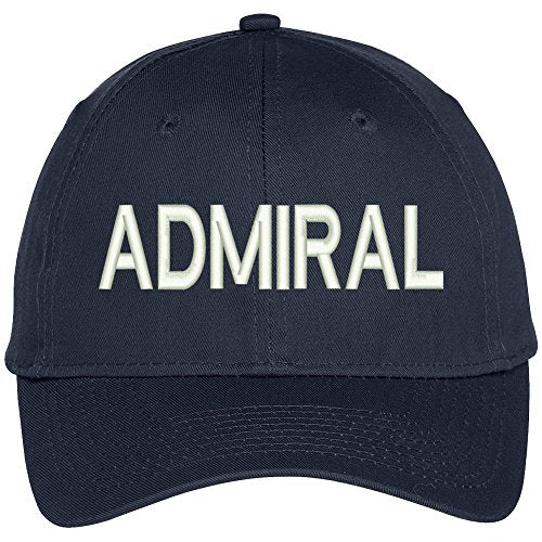 Trendy Apparel Shop Admiral Embroidered Baseball Cap