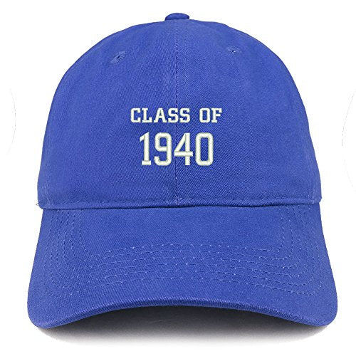 Trendy Apparel Shop Class of 1940 Embroidered Reunion Brushed Cotton Baseball Cap