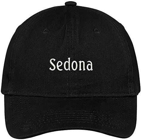 Trendy Apparel Shop Sedona City Embroidered Low Profile 100% Cotton Adjustable Cap