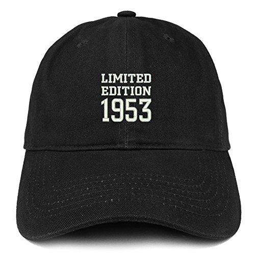 Trendy Apparel Shop Limited Edition 1953 Embroidered Birthday Gift Brushed Cotton Cap